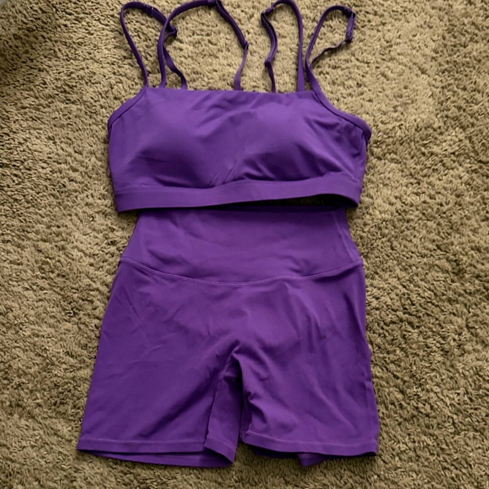 PARAGON Purple Women's Activewear Set